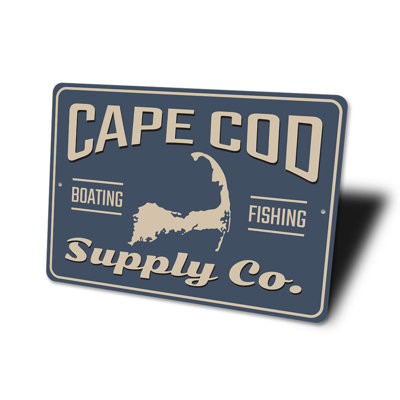 Plaque en aluminium Cape Cod