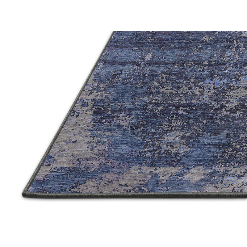 Tapis bleu foncé, Rectangle 5 pi x 8 pi