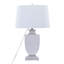 Lampe de table transparente 26 po Prager