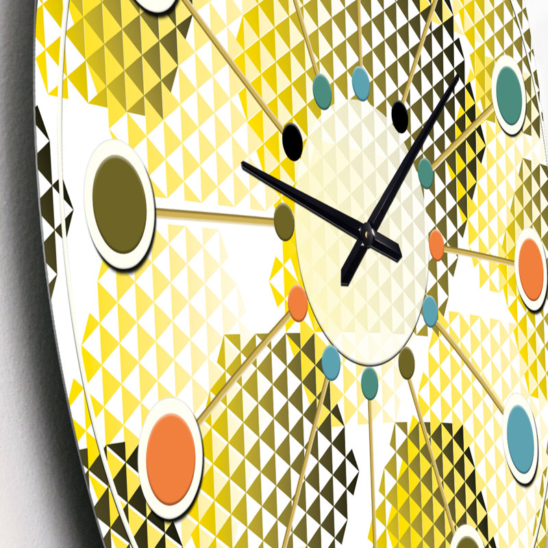 Horloge murale rétro Mid-Century, Petit