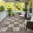 Machine Washable Indoor/Outdoor Chantille ACN2476 Floral Rug-687447129-687447131