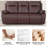 Bhalaram 79.13'' Faux Leather Pillow Top Arms Reclining Sofa-978949474