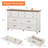 Scarlett 54" W 8-Drawer Solid and Manufactured Wood Dresser-1059573207