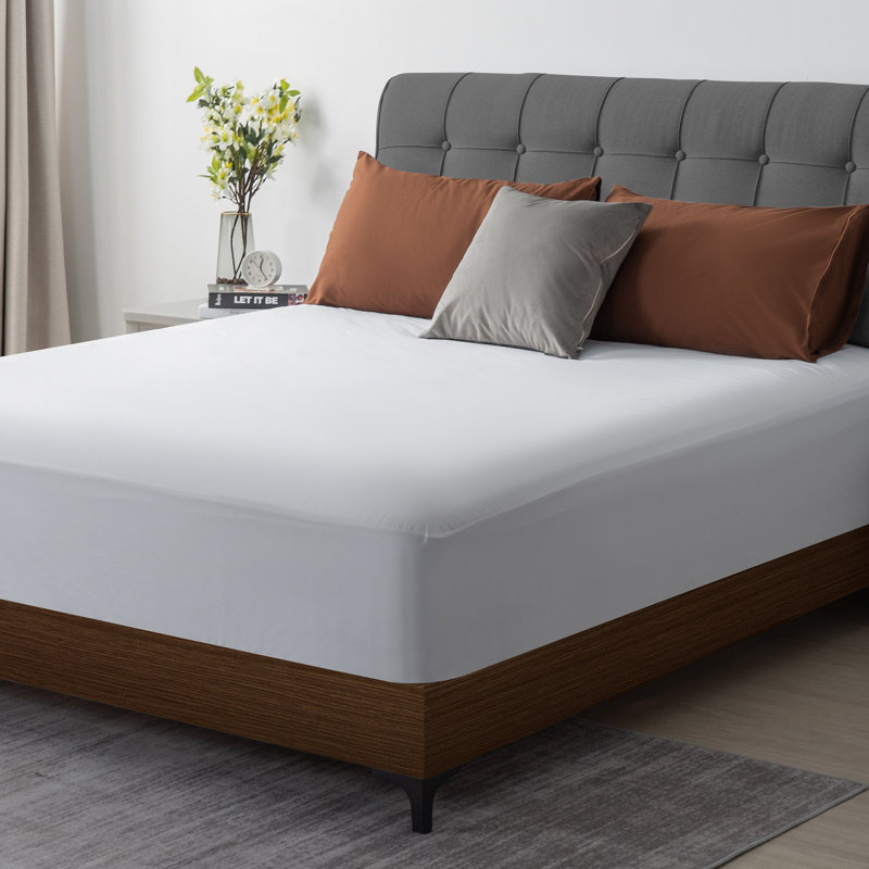 Housse de protection ajustée pour matelas Flavia, Double