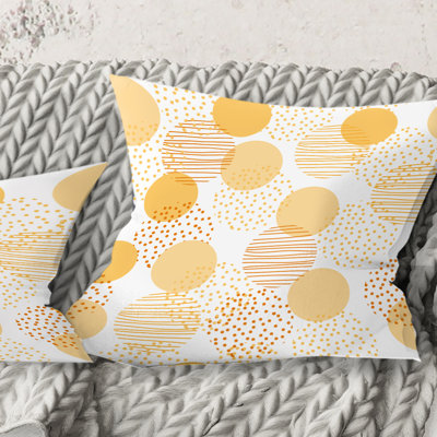 Coussin Circular Abstract Retro