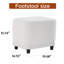 Fauteuil rembourré pivotant avec repose-pieds-1709283953