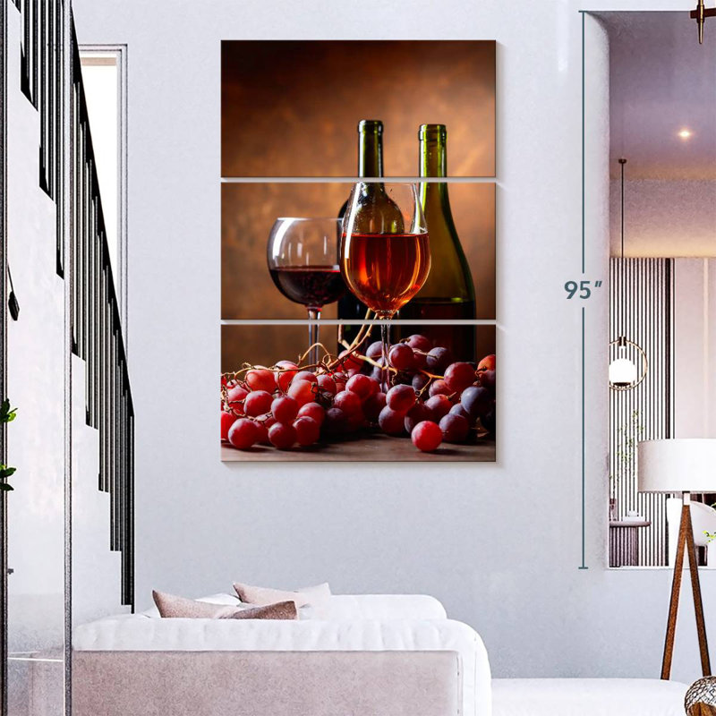 Vin rouge Yarlin, H 32 po x l 20 po