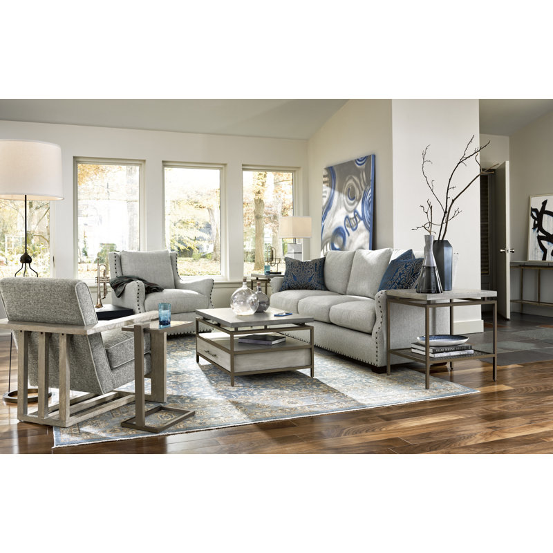Garrison Glass End Table