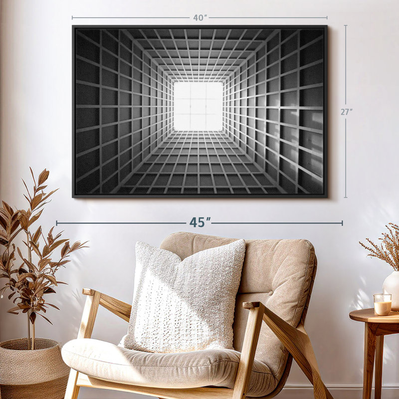 «Building Skylight Illusion», reproduction sur toile, H 40 po x l 27 po