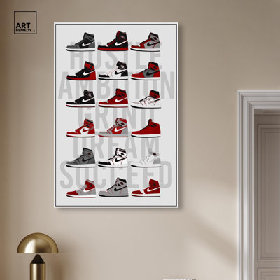 Ambition Grind Sneakers Canvas Sneaker Wall Decor by 