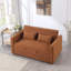 Canapé convertible 2 chambres avec dossier réglable, canapé 2 places, lit escamotable et 2 coussins de taille-2003778657