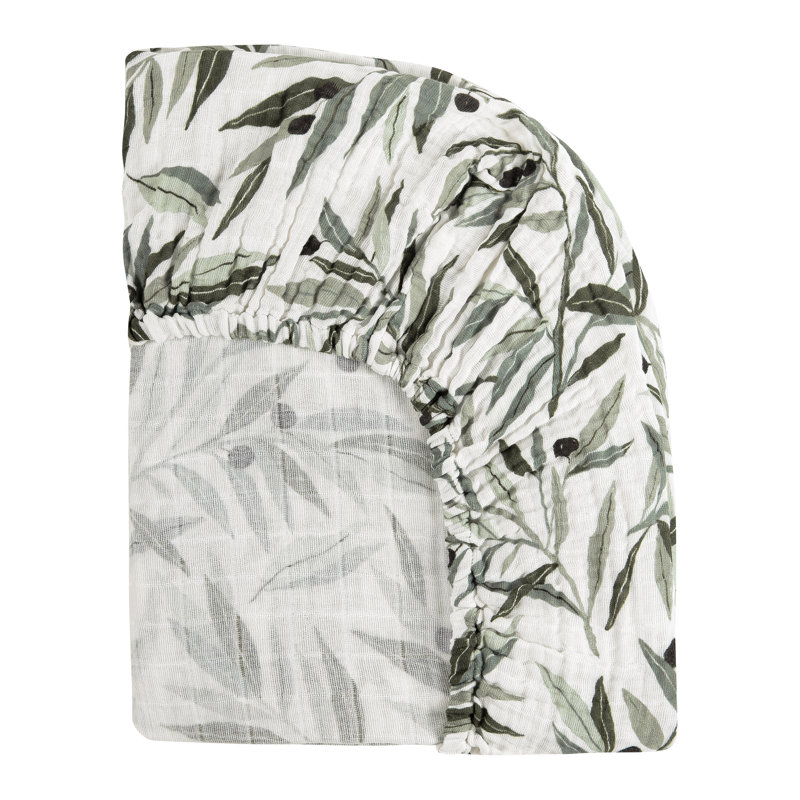 Olive Branches Bassinet Sheet