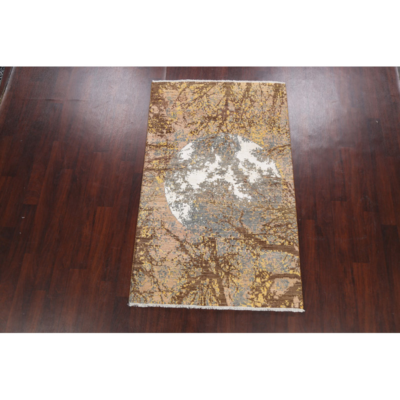 One-of-a-Kind 4'1" X 6'7" New Age Area Rug in