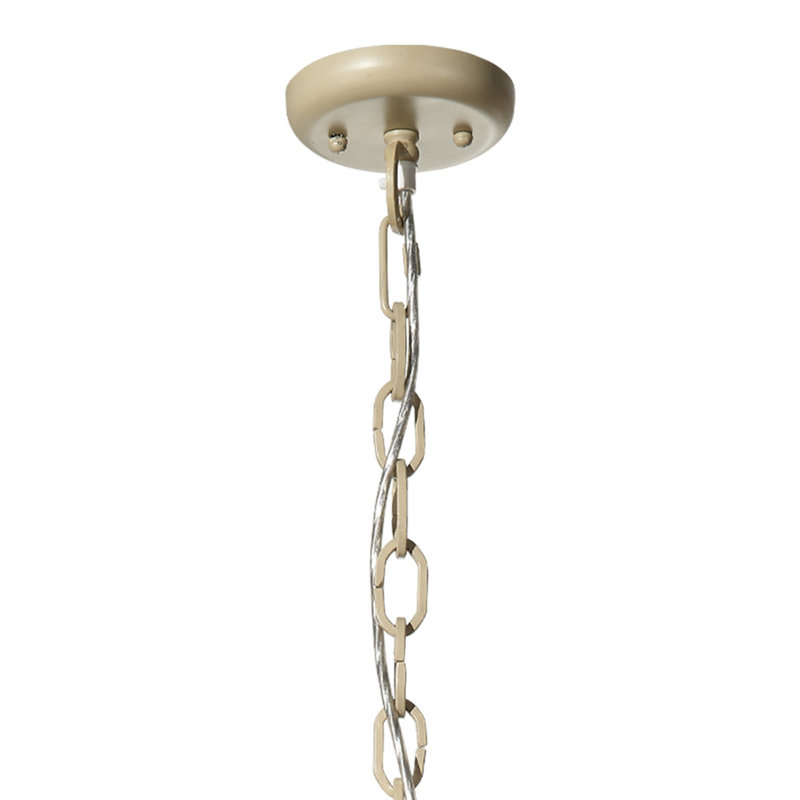 Strand 1 - Light Pendant, Blue/White/Natural Wood 