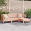 Liesl 190.5cm Wide Wood Patio Sofa-273084306