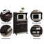 Aishia 43.3'' H x 22.4'' W Kitchen Cart with Wheels-18999512