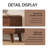Walnut Manufactured Wood TVStands-1252192255
