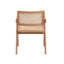 2 fauteuils avec accoudoirs naturels et élégants