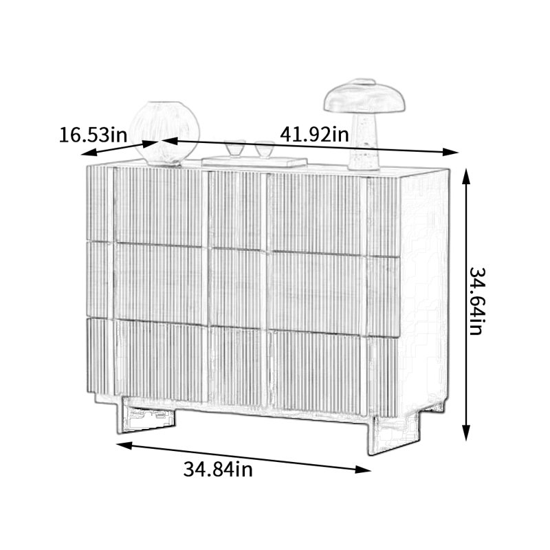 Armoire à tiroirs de rangement multifonctionnelle Exquise