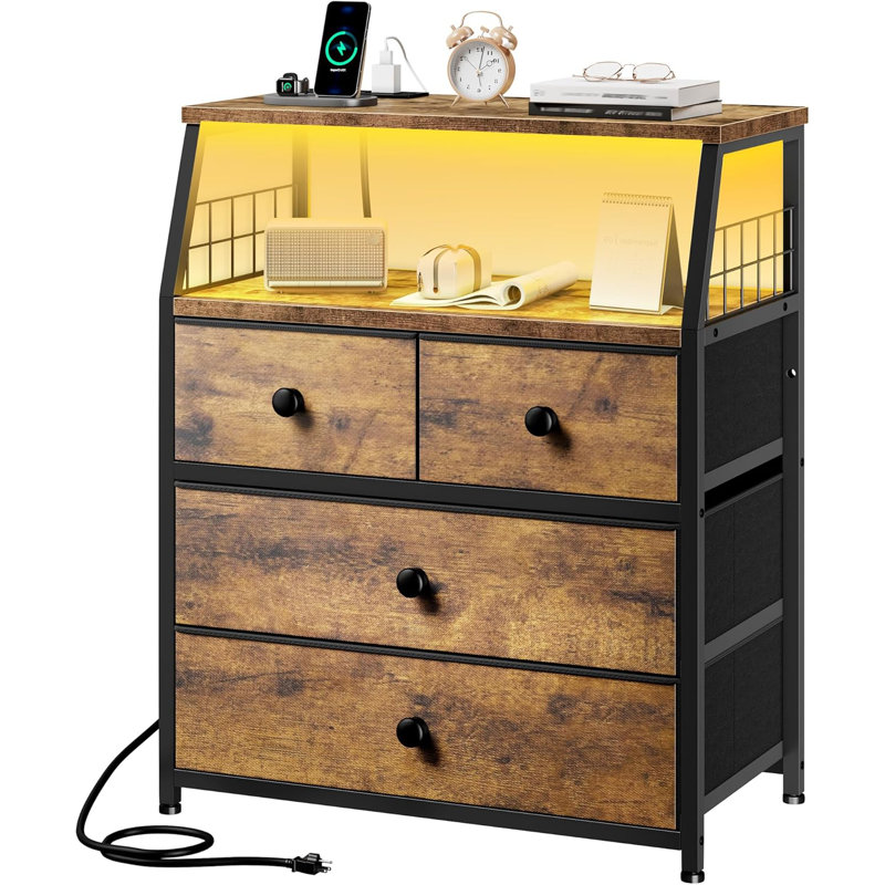 Bedside Table With Shelf