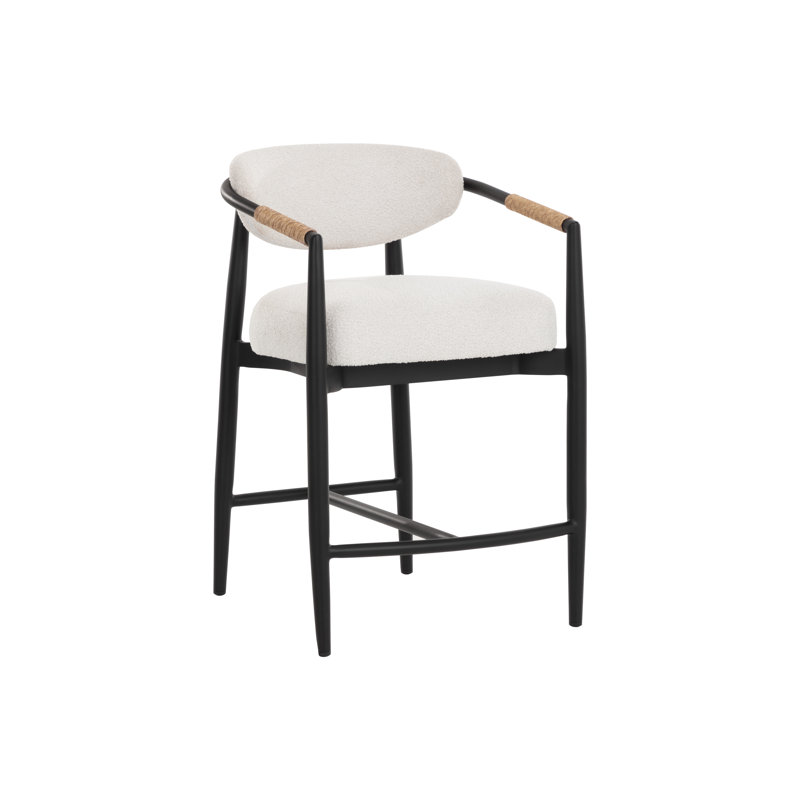 Tabouret de comptoir MARITA - Crème Louis