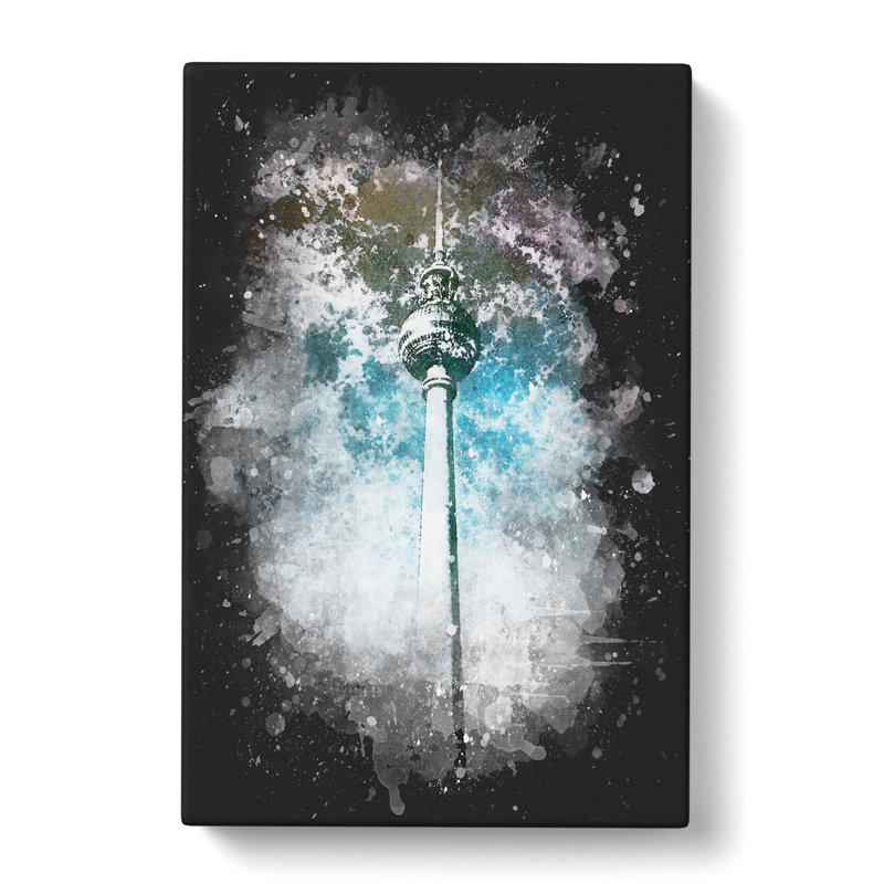 Alexanderplatz In Berlin - Wrapped Canvas Painting, 76cm H x 50cm W x 3cm D