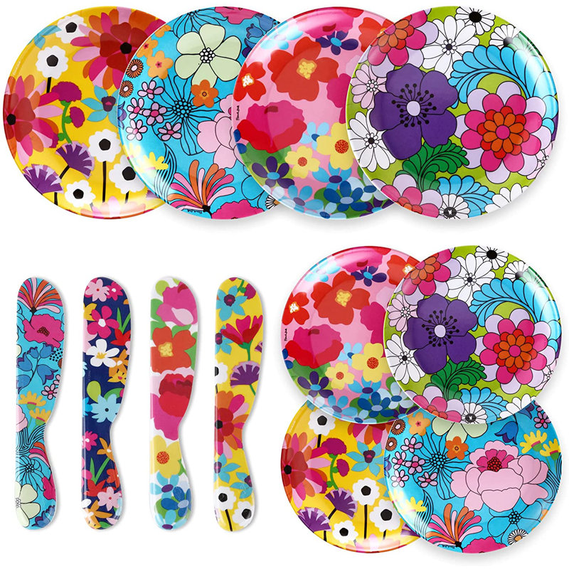 Piece Melamine Dinnerware Set - Service for 4