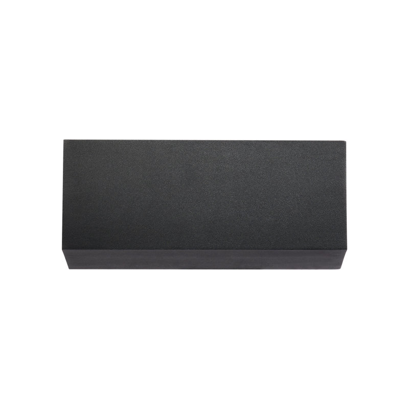 Bantam White Aluminum LED Dimmable Rectangle Sconce