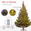 Arbre de Noël artificiel 7 pi, cèdre réaliste clairsemé avec lumières DEL bicolores et 2931 pointes, assemblage facile, arbre de Noël à charnières pour les vacances au bureau à domicile-579859780