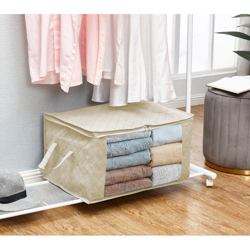 Ensemble de bacs de rangement en tissu