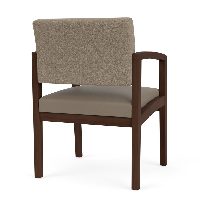 Chaise en bois Lenox, Noyer Riftwood, Archétype limon / Modena Farro