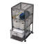 Chariot polyvalent avec tiroirs, organisateur de bureau roulant et armoire de rangement Mind Mesh, noir