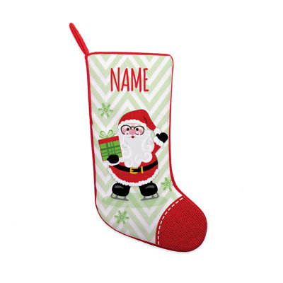 Jolly Santa Personalized Stocking
