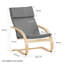 Ashanta Solid Wood Rocking Chair-1577118111