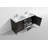 Chelsei 58.75'' Double Bathroom Vanity with Plastic Top-21792096
