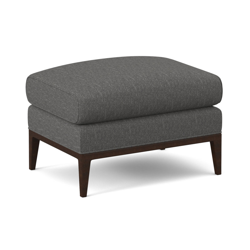 Cooper Ottoman, Margaret Mahogany, American Walnut