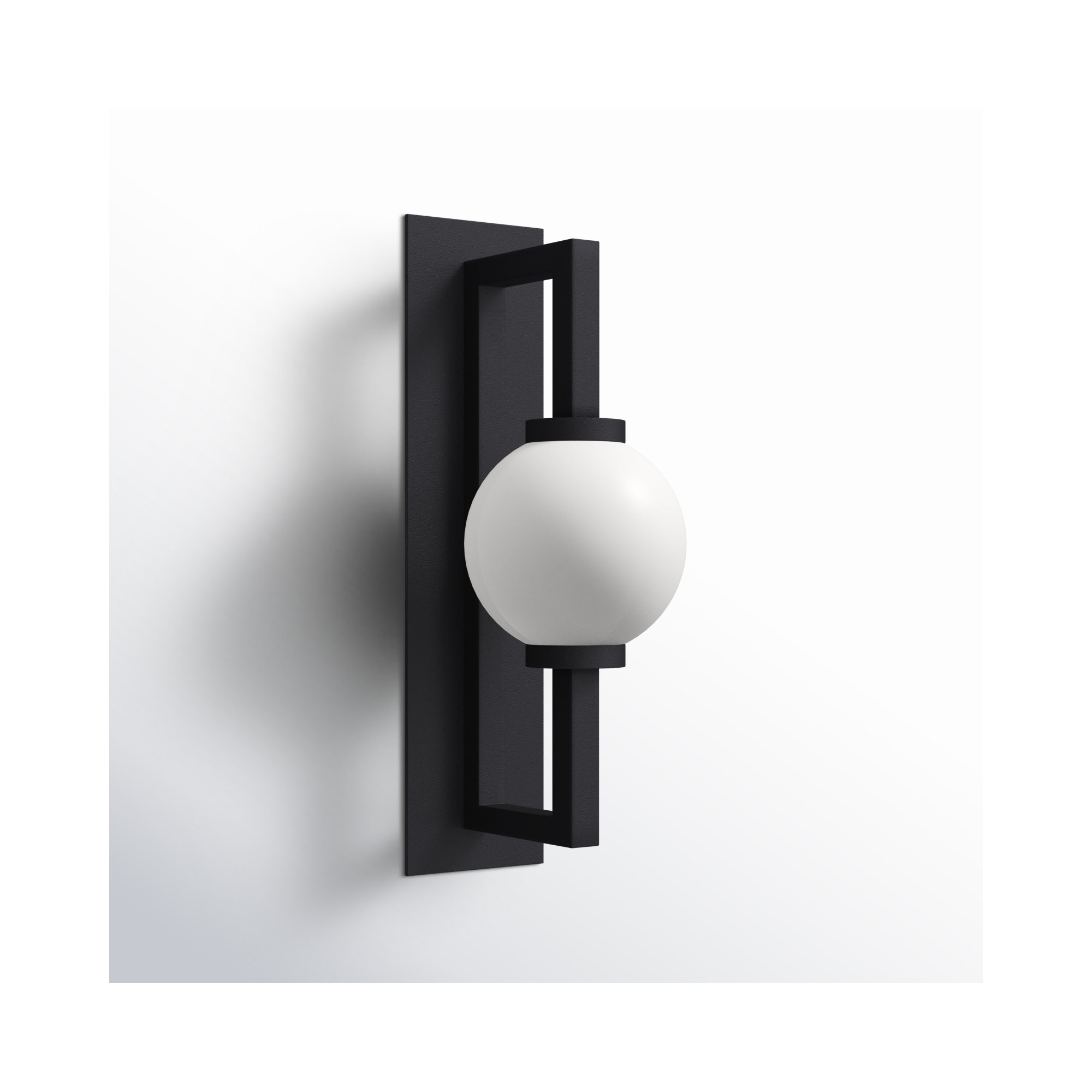 Sairy Single Light Outdoor Wall Light, 18.75" H x 6" W x 8" D