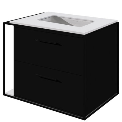 24" Cherry Single Bathroom Vanity