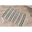 Hand-Knotted Beige Kilim Rug From Turkey Ideal For Bathrooms With a Vintage Striped Design in Small Size