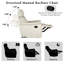 Causeuse inclinable manuelle moderne en cuir de 62,5 po de largeur Modern-2134000056