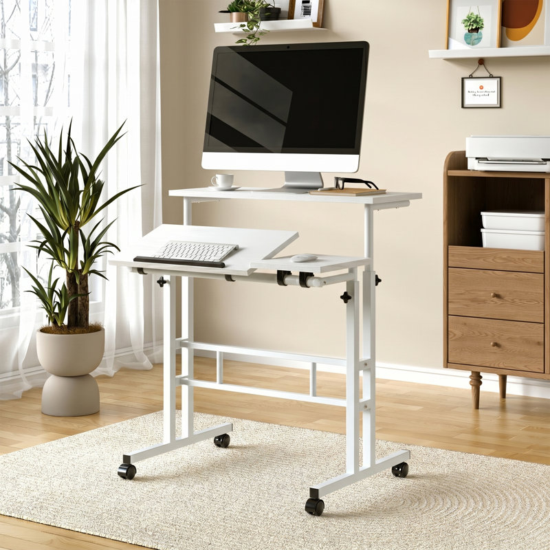 Bureau debout Normia Mobile, Blanc
