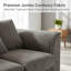 2 Seater Corduroy Sofa-1382721919