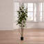 Cotinus Coggygria artificiel en pot vert-23267587