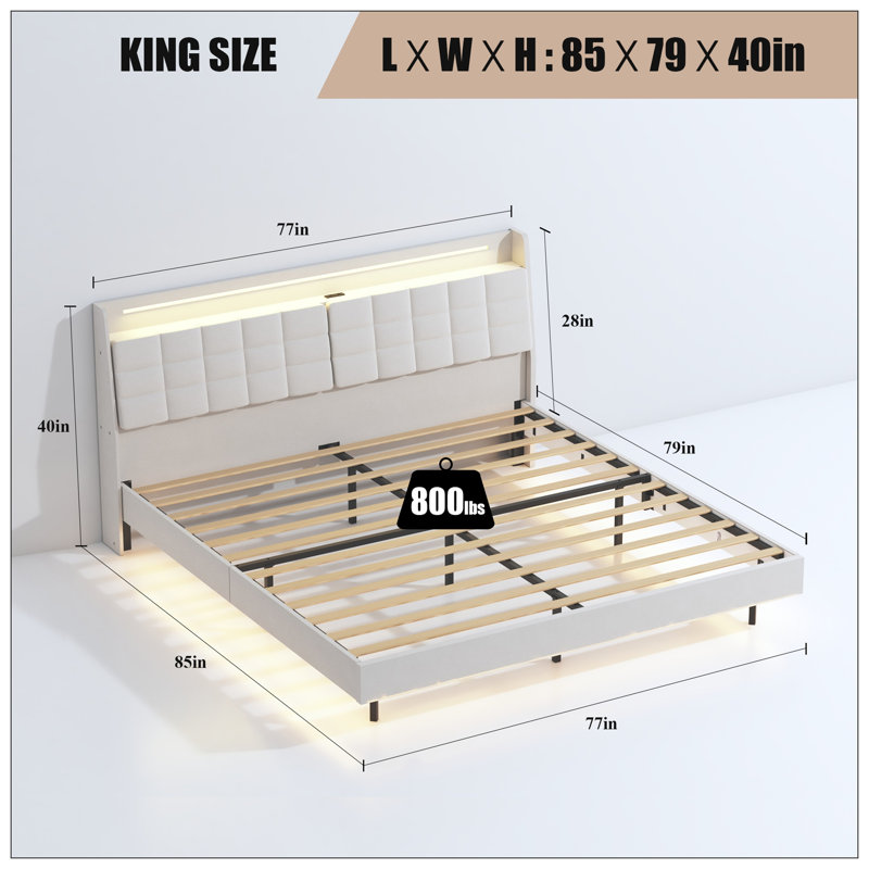 Lit pour chambre à coucher, Très grand
