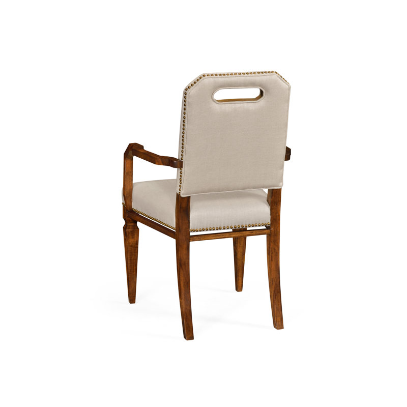 Camden Upholstered Arm Chair, Tan