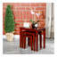 Ensemble de 3 tables gigognes cerise