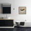 «Beagle In Tub Bathroom Pet on Wood» par Coco De Paris, peinture-88124856-88124853