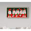« cinq pères noël », art sur toile-31977620