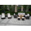 Ensemble de conversation avec coussins pour 10 personnes Brandy Wicker / Rattan