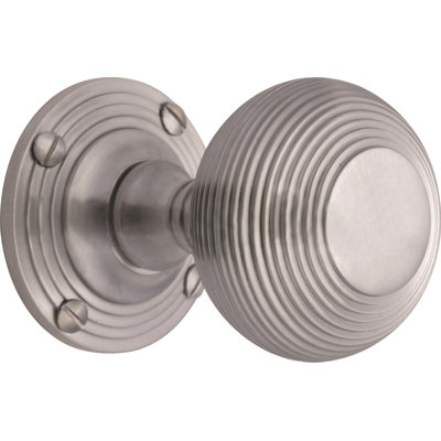 Heritage Brass Heritage Mortice Knob on Rose Reeded Design